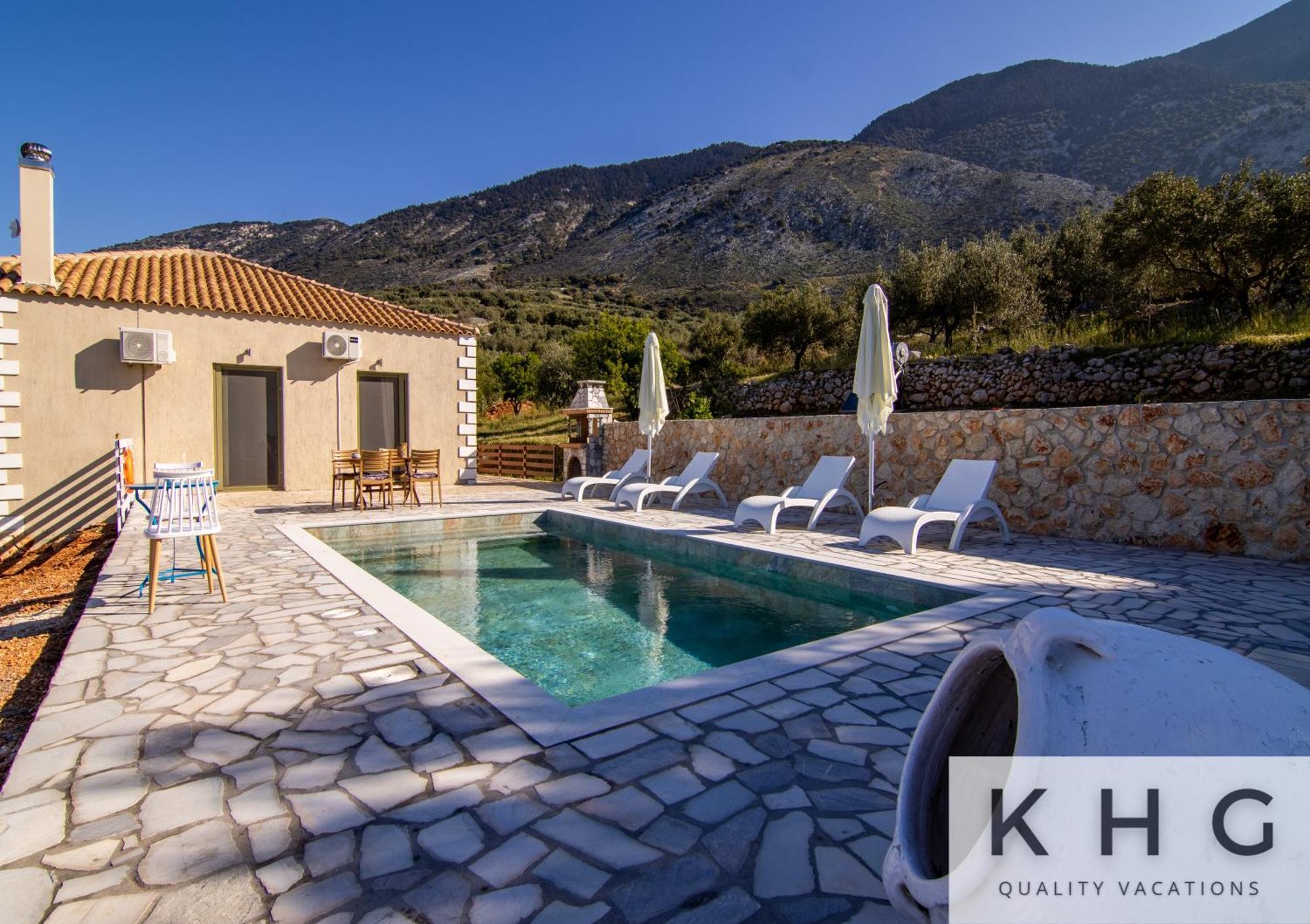 Skoumas Villa Surrounded By Olive Trees! Vlachata Exterior foto